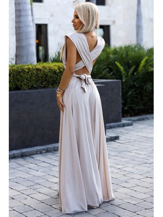 Elegancka długa suknia...